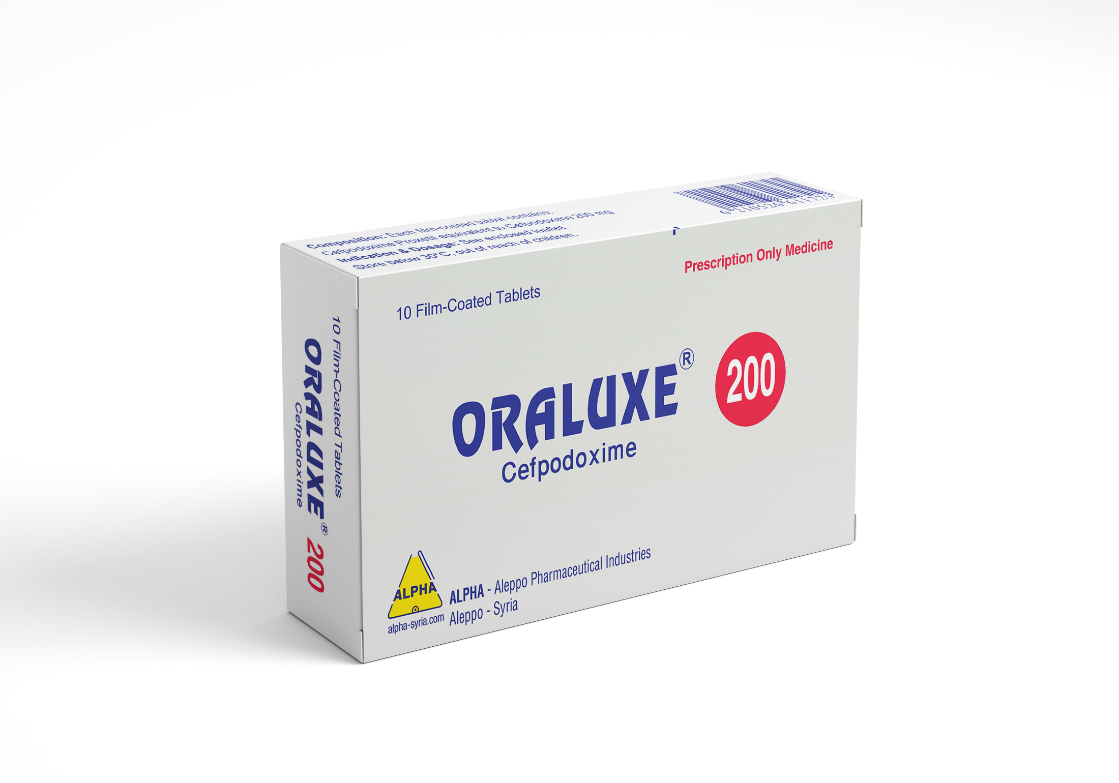 Oraluxe 200mg(Cefpodoxime) - 10 Tab